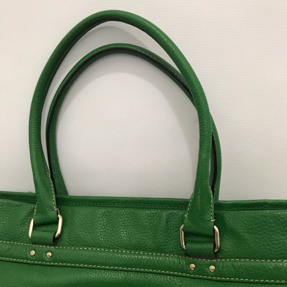 Kate Spade Green Leather Tote Bag - Picture 4 of 11